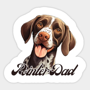 German Shorthaired Pointer Dad T-Shirt - Dog Lover Gift, Pet Parent Apparel Sticker